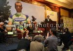 Ivan Basso durante la conferenza stampa