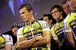 Bjorn Leukemans  durante la presentazione del team Vacansoleil-Batavus