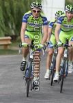 Ivan Basso in allenamento in Argentina