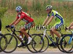 Ivan Basso in allenamento con un tifoso argentino in bici