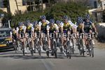 Il Team Vacansoleil in allenamento in spagna