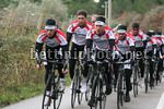 allenamento del team Flaminia