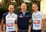 Igor Astarloa con Giuseppe Martinelli e Leonardo Bertagnolli
