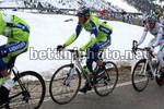 Ivan Basso in azione sul Passo Gardena