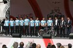 Il team Milram alla presentazione a Venezia