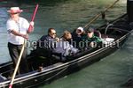 Lance Armstrong in gondola con Ivan Bssso, Danilo Di Luca e Gilberto Simoni