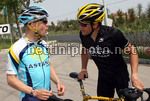 Lance Armstrong con il compagno Levi Leipheimer