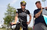 Lance Armstrong in allenamento per il prologo del Giro d'Italia