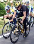 Lance Armstrong con Levi Leipheimer in allenamento