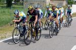 Il team Astana in allenamento a Cronometro