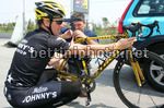 Lance Armstrong in allenamento per il prologo del Giro d'Italia