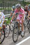 Thomas Lovkvist in maglia rosa