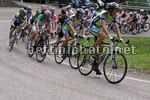 Ivan Basso e Franco Pellizotti salgono verso l'Alpe di Siusi