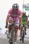 l'arrivo della maglia rosa Thomas Lovkvist