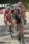 Carlos Sastre in salita al Giro dei Centoanni