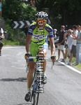 Ivan Basso attacca in salita