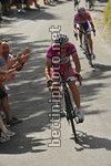 Danilo Di Luca attacca la maglia rosa Menchov