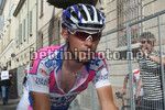 Damiano Cunego dopo l'arrivo