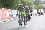 Ivan Basso e Franco Pellizotti in salita verso il Vesuvio