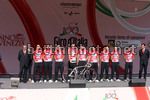 Il team Acqua&Sapone-Caffè Mokambo a Venezia al Giro del Centenario