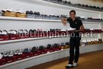 Alberto Contador allo stabilimento Sidi