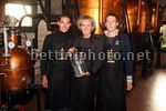 Franco Pellizotti con Mauro Da Dalto e Tiziano Dall'Antonia alla Distilleria Bonaventura Maschio