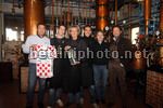 Franco Pellizotti con Mauro Da Dalto e Tiziano Dall'Antonia alla Distilleria Bonaventura Maschio
