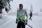 Ivan Santaromita ricoperto dalla neve
