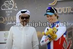 Edvald Boasson Hagen  sul podio in Qatar
