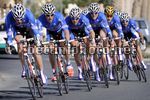 Matteo Tosatto nella cronosquadre della Quik-Step
