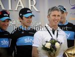 Scott Sunderland con il team Sky