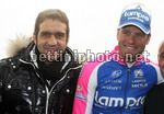 Franco Ballerini con Alessandro Petacchi a Donoratico
