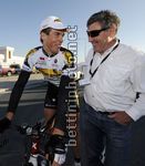 Geert Steurs con Eddy Merckx