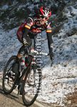 Alejandro Valverde in fuga nella 3a tappa del Mediterraneo