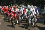 Nicolas Roche in testa al gruppo
