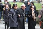 uno stremato Alfredo Martini ai Funerali di Franco Ballerini