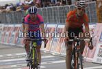 Giro d'Italia 2012 - 17a tappa - Falzes - Cortina - 186 km - 23-05-2012 - Damiano Cunego (Lampre - ISD) - Mikel Nieve (Euskaltel - Euskadi) - Pisoni/BettiniPhoto©2012