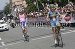 Giro d'Italia Femminile Internazionale 2012 - 9a tappa -  Emma Johansson - Marianne Vos (Rabobank) - foto Antonio Pisoni/BettiniPhoto©2012