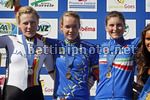 Campionati Europei Under 23 2012 - Prova a Cronometro Donne - 09/08/2012 - Anna van der Breggen (Olanda) - Mieke Kroger (Germania) - Elisa Longo Borgini (Italia)- Cor Vos/BettiniPhoto©2012