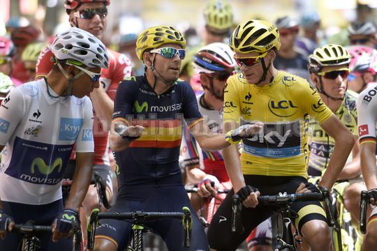 Quintana, Valverde e Froome a colloquio: staranno valutando come affrontare Tour e Vuelta? - © BettiniPhoto